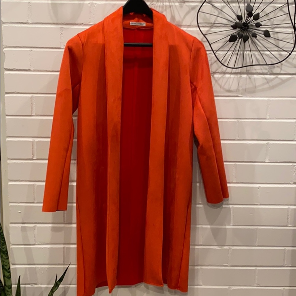 ZARA Faux suede coat